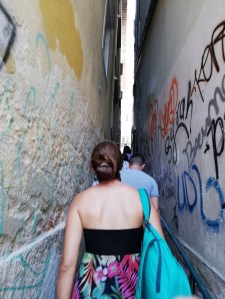 Calles estrechas en Lisboa