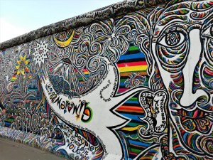 Parte de la 'East Side Gallery'.