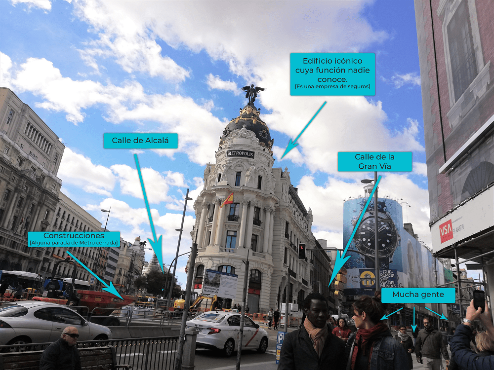 Convergencia entre Calle Alcalá y Gran Vía