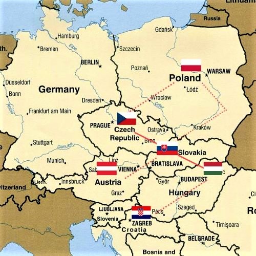 Recorrido de viaje por Europa Central