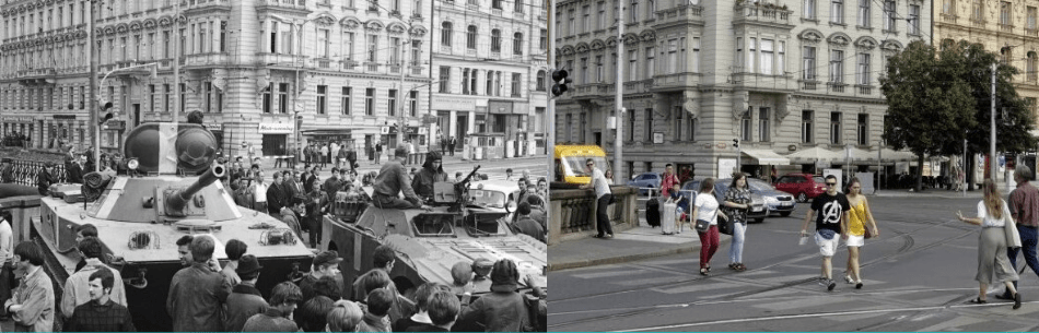 Calles del centro de Praga